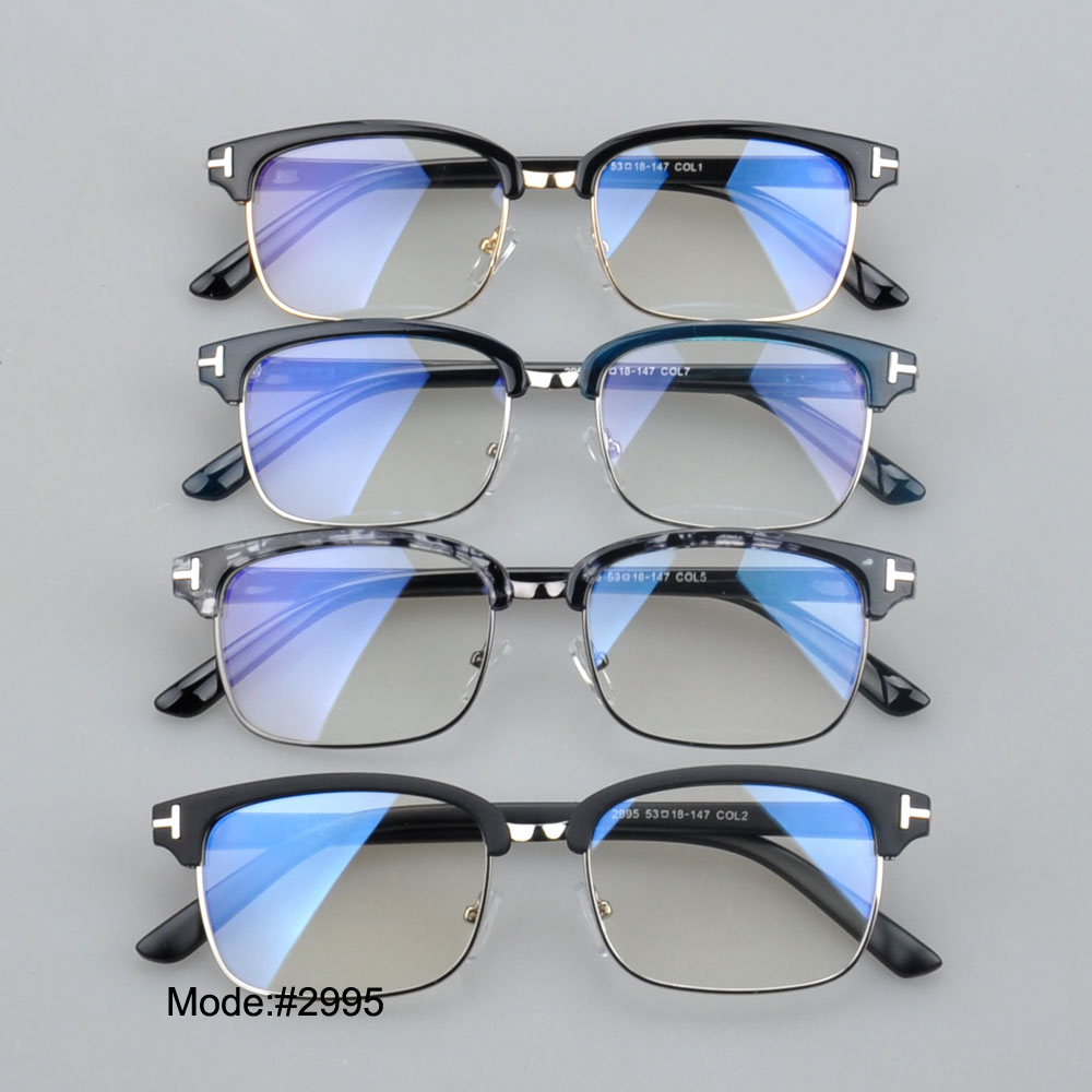 МОЈОТ DOLI наочари целосна rim 2995 мода удобно пластика со метални рамка унисекс очила eyewear оптички рамки