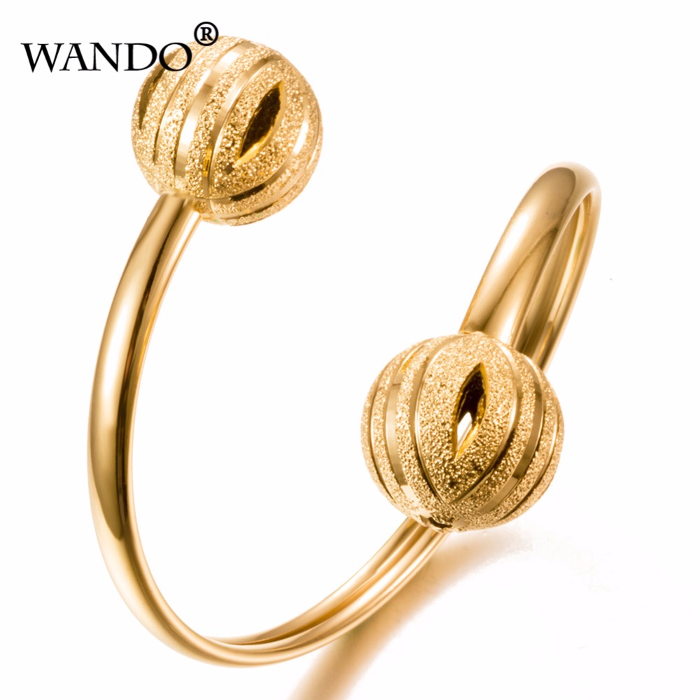 WANDO Етиопската Алка Накит Злато Исполнет Алка Мода Накит за жените Ангажман Партија Подароци WB20