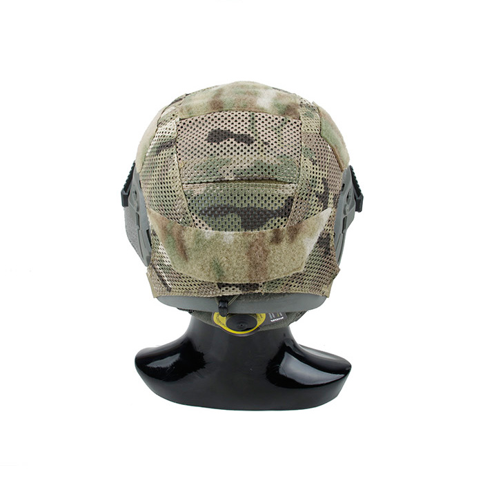 година Multicam Покритие за TW шлем NVG Капа КП Мрежа & Памук Ripstop Шлем Покрие со Јамка околу рака на врвот