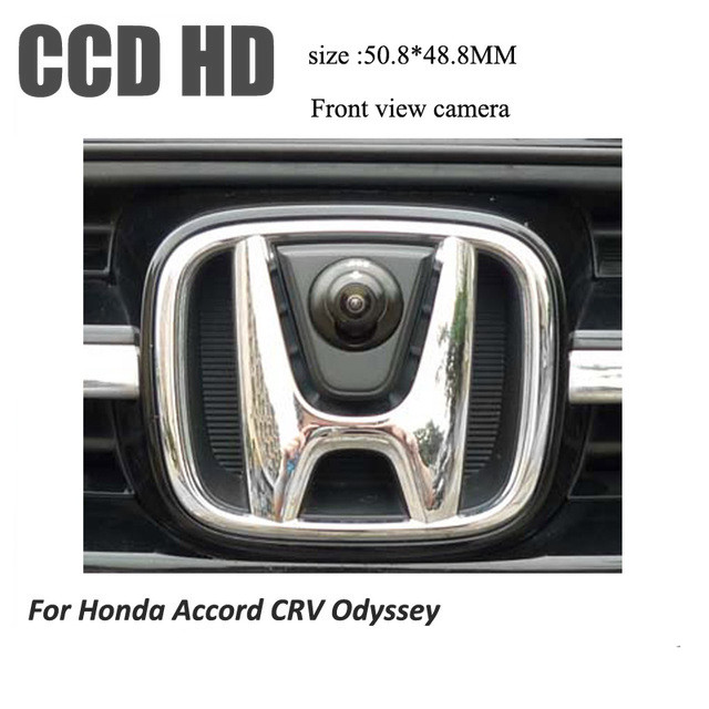 50.8*48.8 mm HD CCD за Хонда Спогодба CRV Одисеја логото камера универзална 170 степен автомобил frontview камера паркинг возило камера