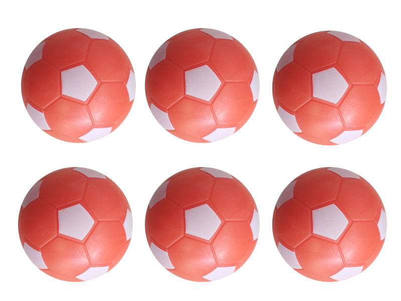 НОВИ 6pcs 36mm 1.42 портокал&WHITE Foosball табела фудбал на маса топката ЦВРСТИ СТОМАЧНИ фудбалски топки бебе нога fussball