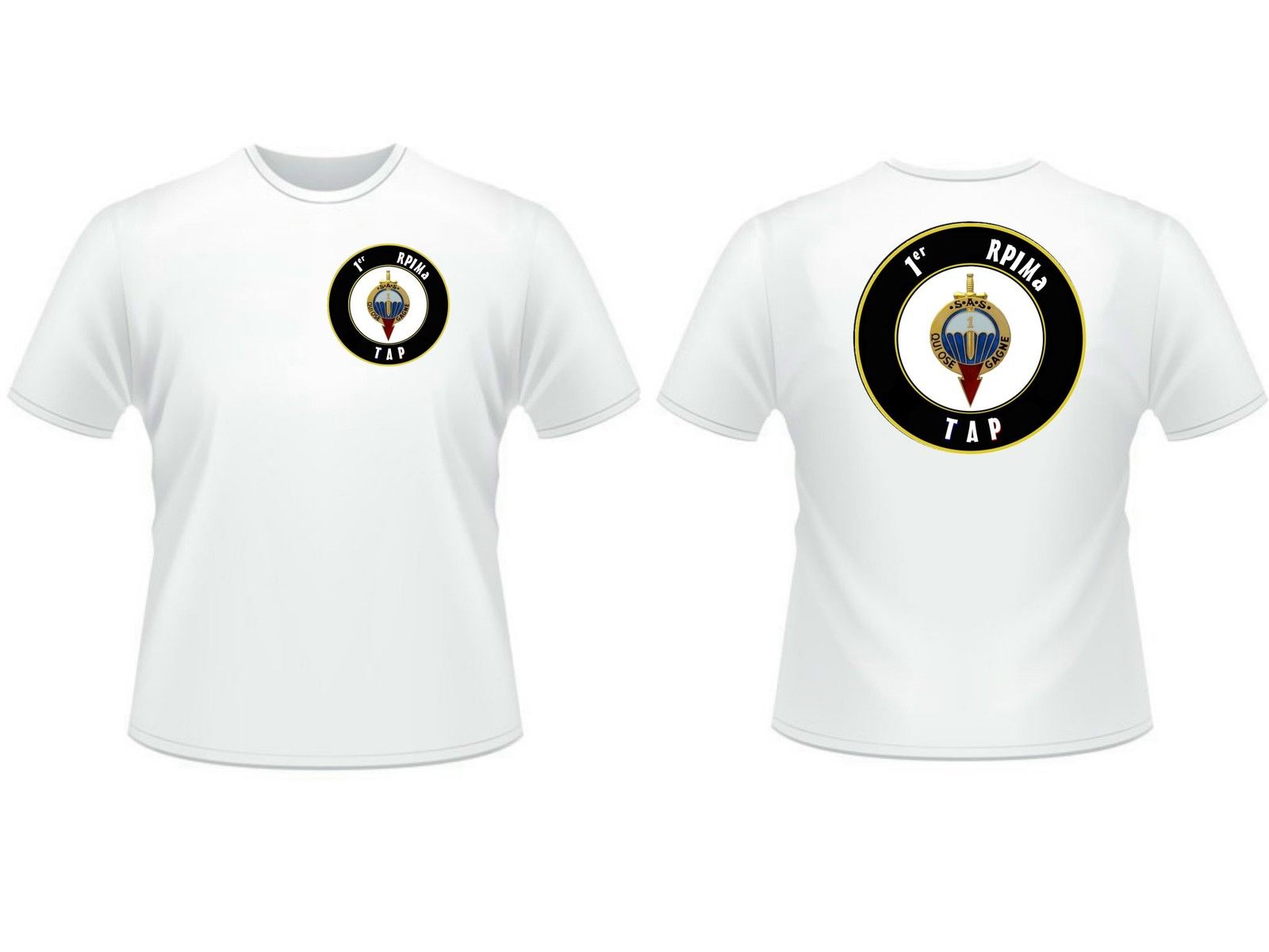 2018 Мажите Кул Tee Кошула ..:: T-shirt ::.. 1er RPIMa Полк Parachutiste d'Infanterie де Морски COS GCP Лето, Т-маица