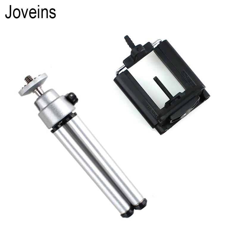 Joveins Алуминиум Tabletop Мини Лесни Преносни Tripod Универзалната За Телефонот Мала Камера Мултифункционален Tripod