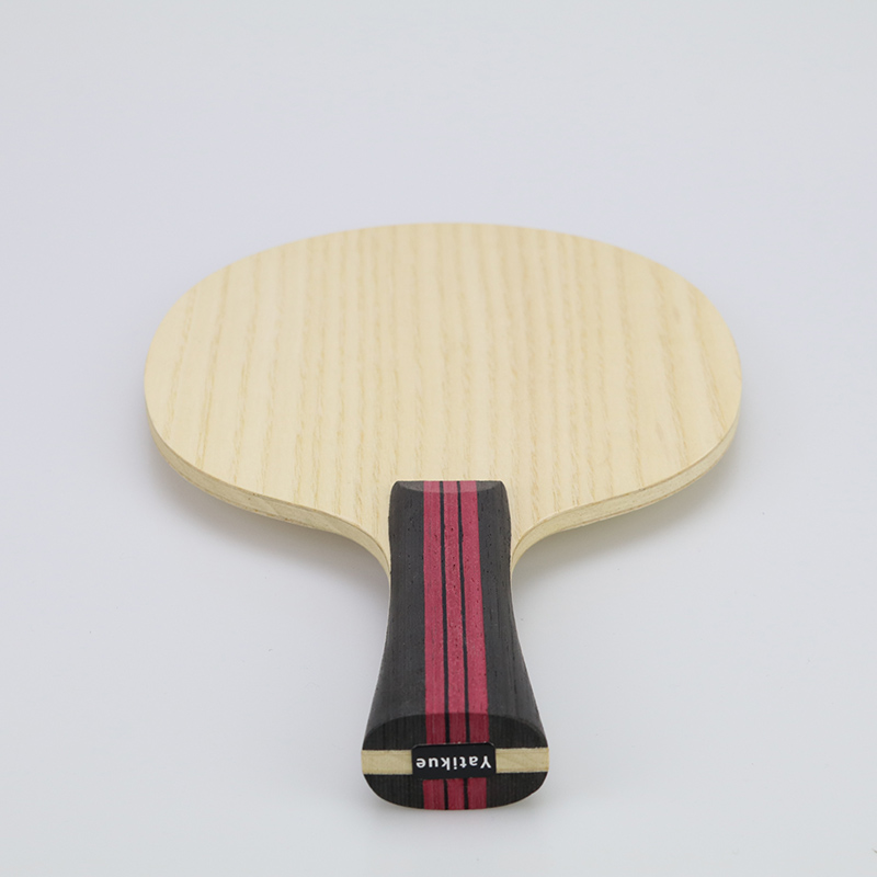 Yatikue Добар квалитет чиста дрвна маса тениски рекет тенис на маса сечилото пинг-понг рекет долга рачка