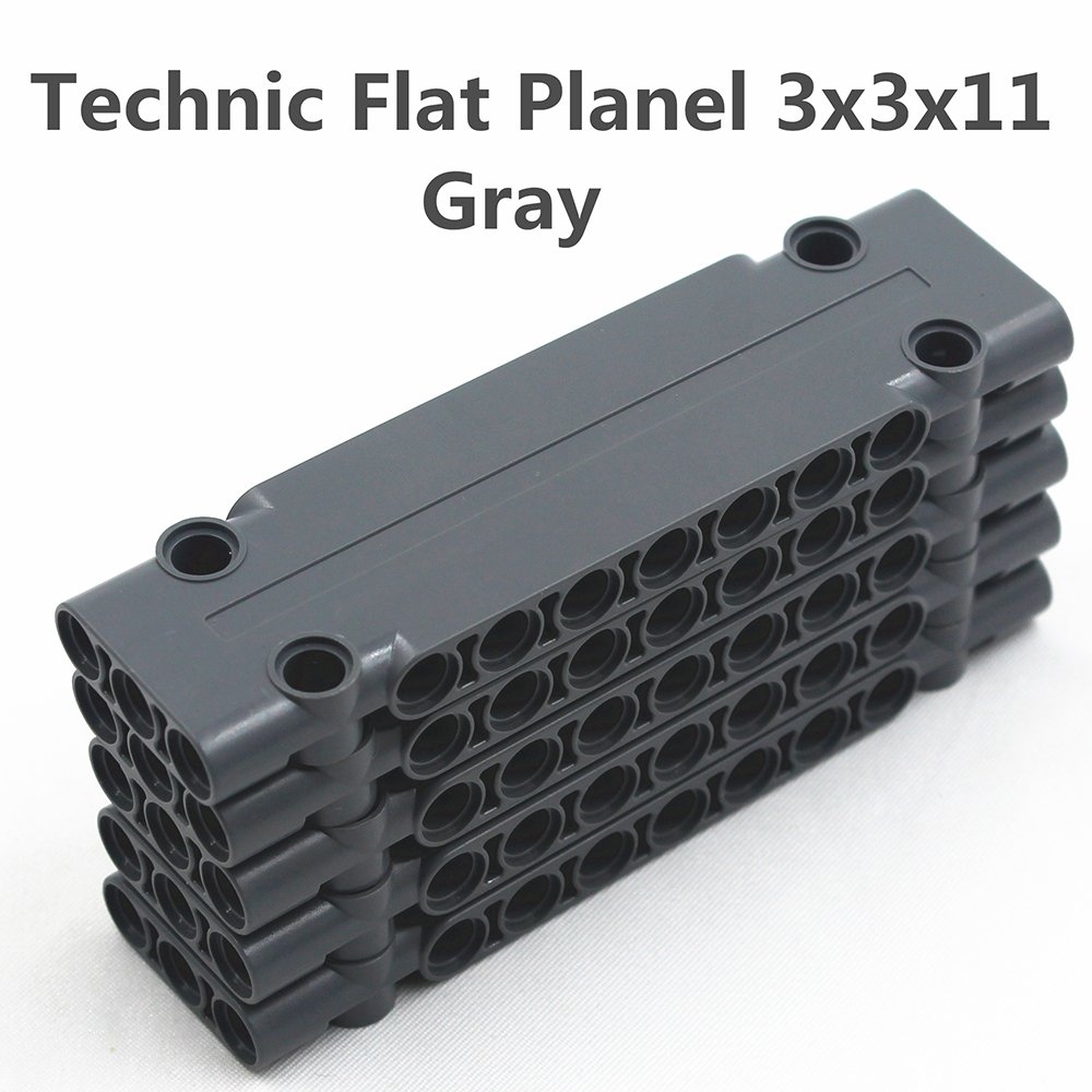 Авто-Заклучување Тули на слободното создавање на играчки 5pcs МПЦ Градежни Блокови 3 бои Technic Рамен Planel 3x3x11 компатибилен со Лего WY