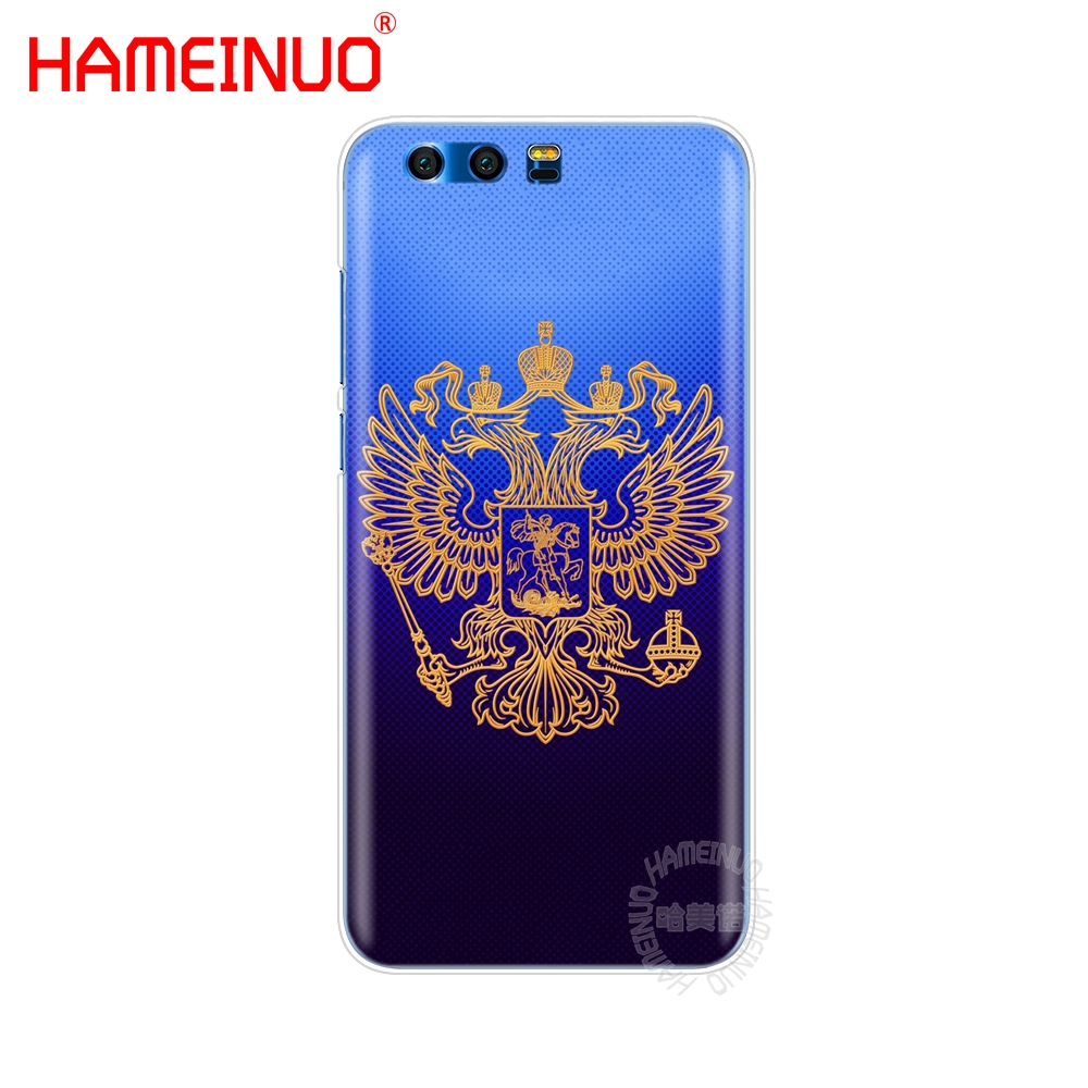 HAMEINUO руската знаме орел мобилен телефон Покрие Случај за Huawei Чест 4А-5A 6A 6C 6X 8 9 НОВА ПЛУС ЛАЈТ