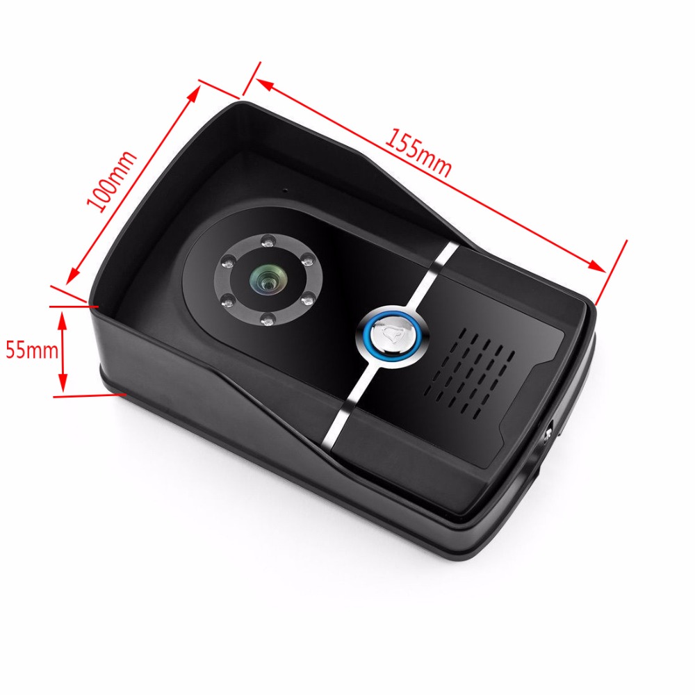 SmartYIBA 7 Колор LCD Безжична Вратата Бел RIFD cads Видео Спогодба Камера Home Security Врата+Електронски контролирана кодот